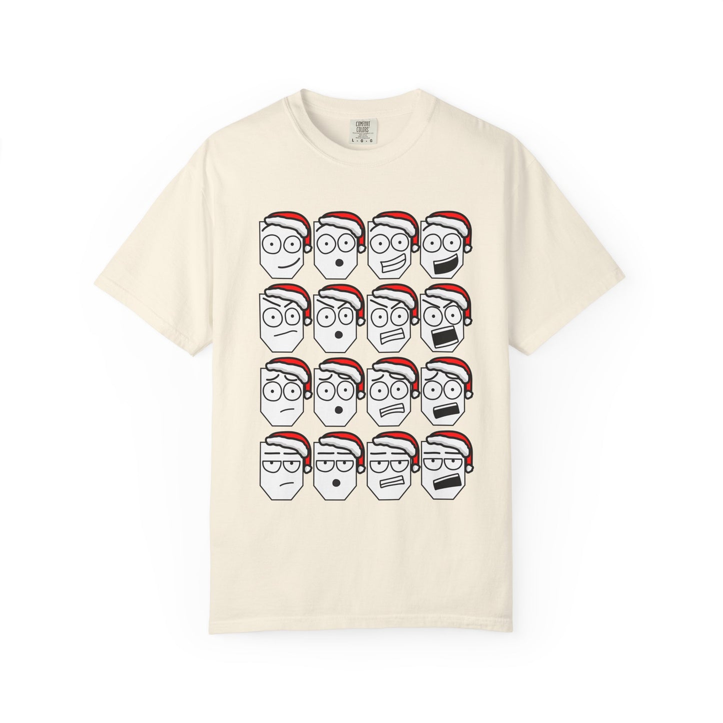 Faces of Lofty 100% Cotton Comfort Colors T-Shirt (Limited-Time Christmas Edition)