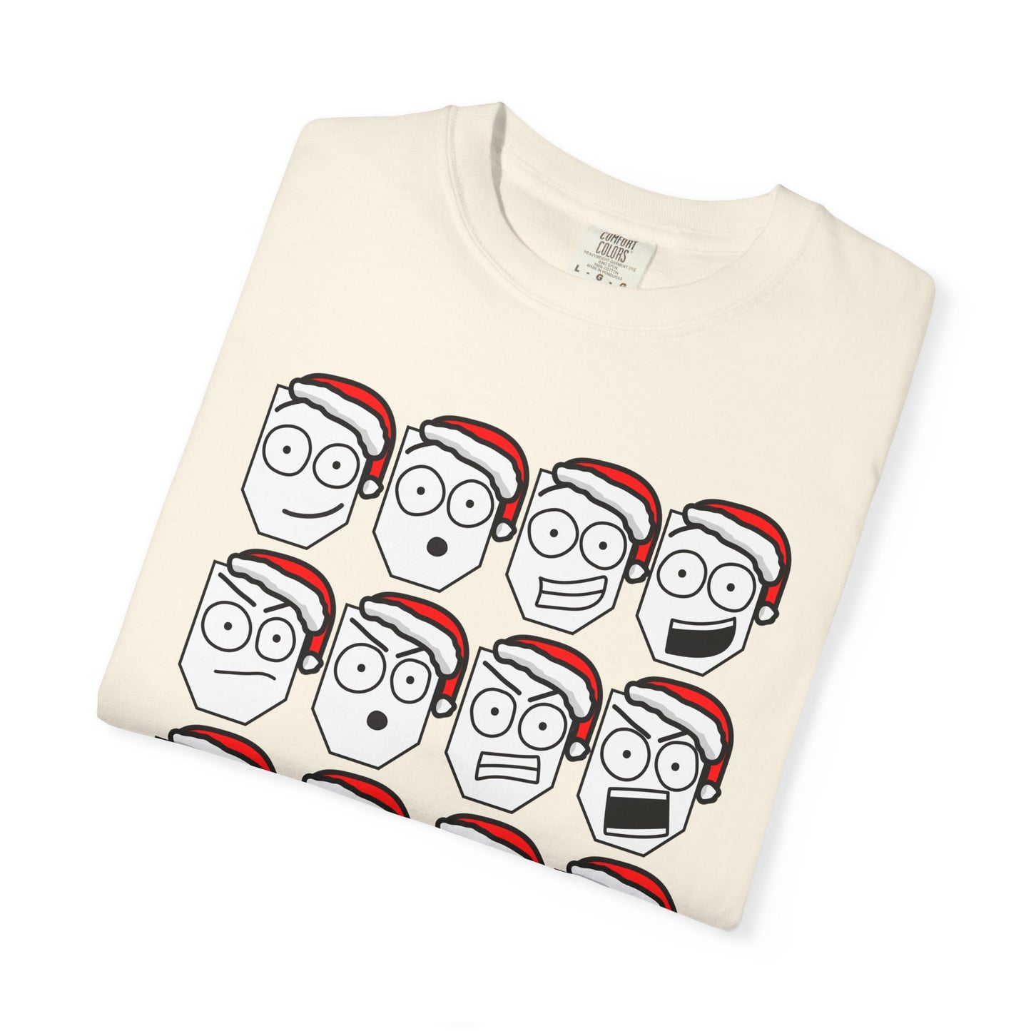 Faces of Lofty 100% Cotton Comfort Colors T-Shirt (Limited-Time Christmas Edition)