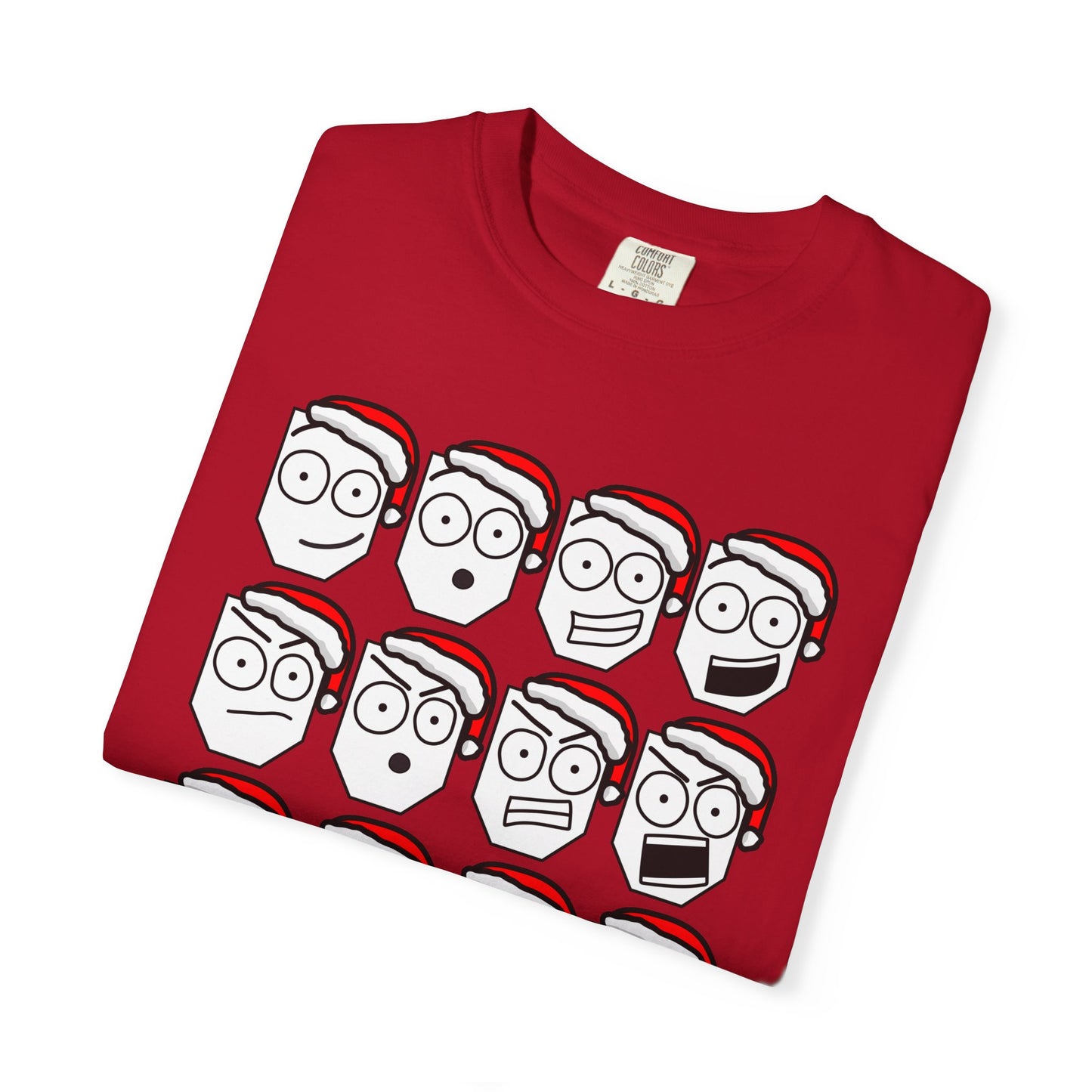 Faces of Lofty 100% Cotton Comfort Colors T-Shirt (Limited-Time Christmas Edition)