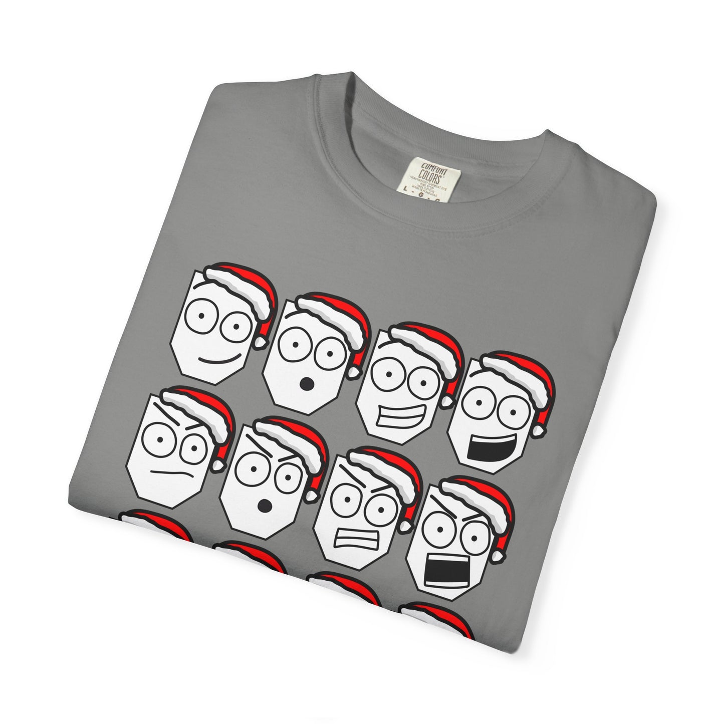 Faces of Lofty 100% Cotton Comfort Colors T-Shirt (Limited-Time Christmas Edition)