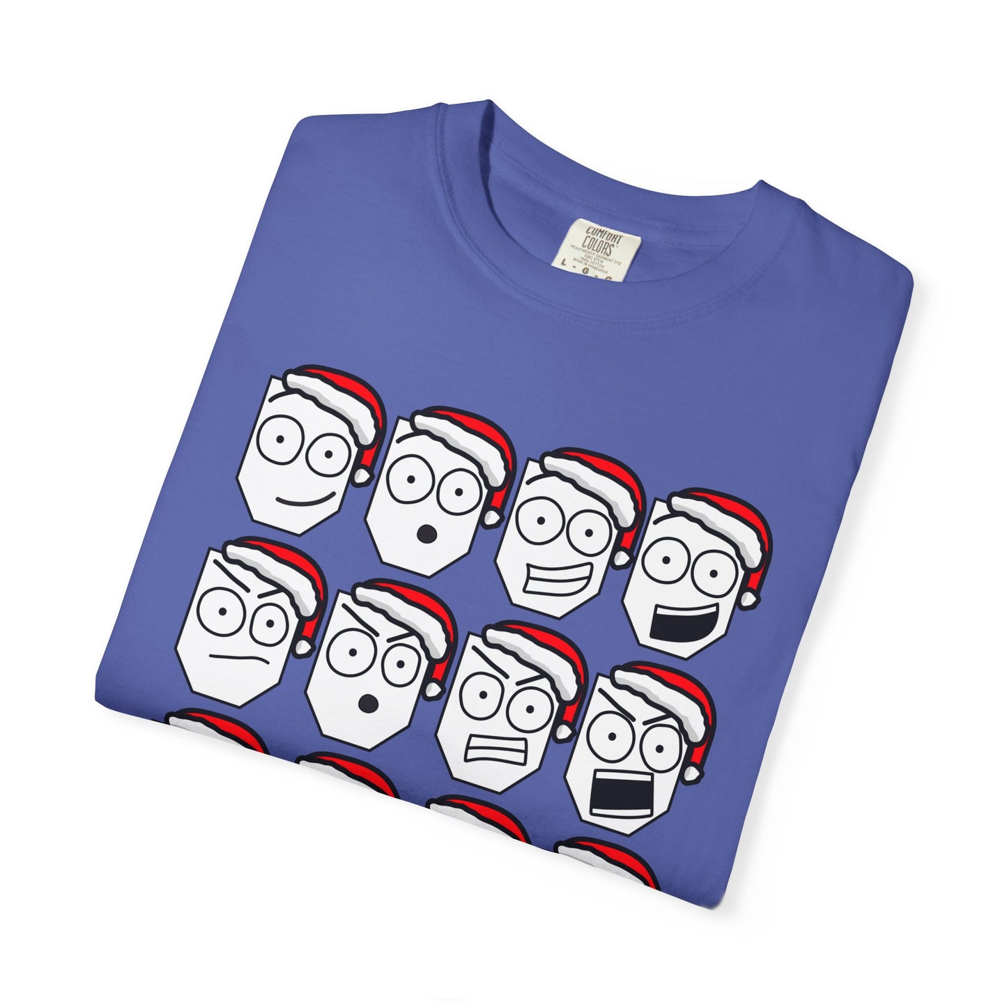 Faces of Lofty 100% Cotton Comfort Colors T-Shirt (Limited-Time Christmas Edition)