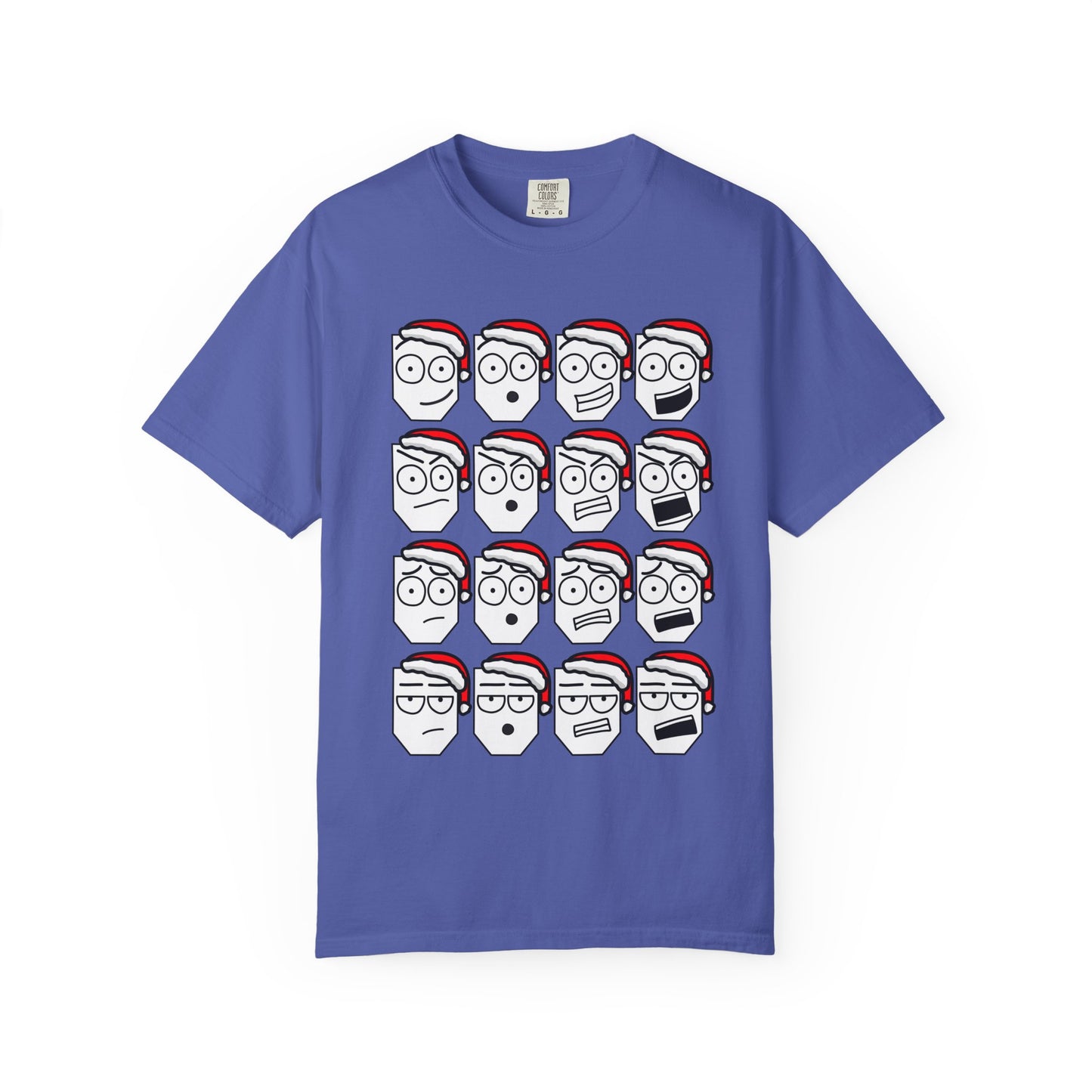 Faces of Lofty 100% Cotton Comfort Colors T-Shirt (Limited-Time Christmas Edition)